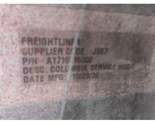 FREIGHTLINER COLUMBIA 120 HOOD