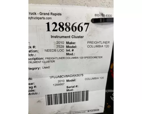 FREIGHTLINER COLUMBIA 120 Instrument Cluster
