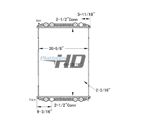 FREIGHTLINER COLUMBIA 120 RADIATOR ASSEMBLY