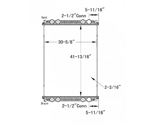 FREIGHTLINER COLUMBIA 120 RADIATOR ASSEMBLY