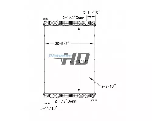 FREIGHTLINER COLUMBIA 120 RADIATOR ASSEMBLY