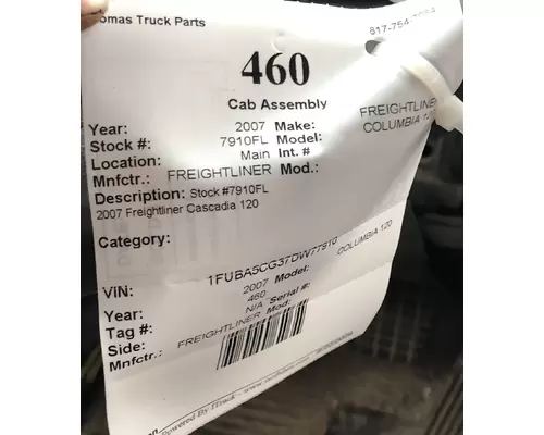 FREIGHTLINER COLUMBIA Cab Assembly
