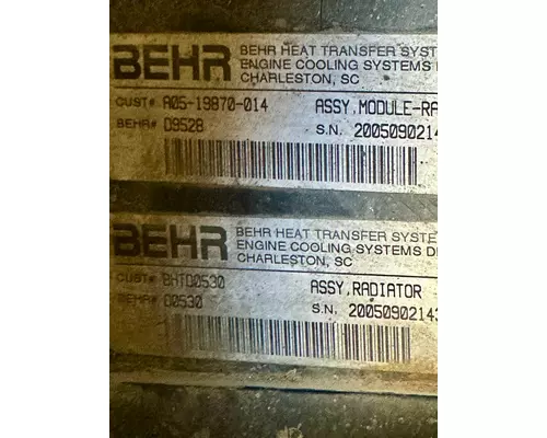 FREIGHTLINER COLUMBIA Cooling Assy. (Rad., Cond., ATAAC)