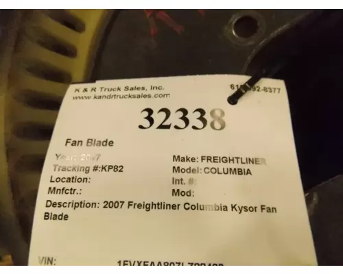 FREIGHTLINER COLUMBIA Fan Blade