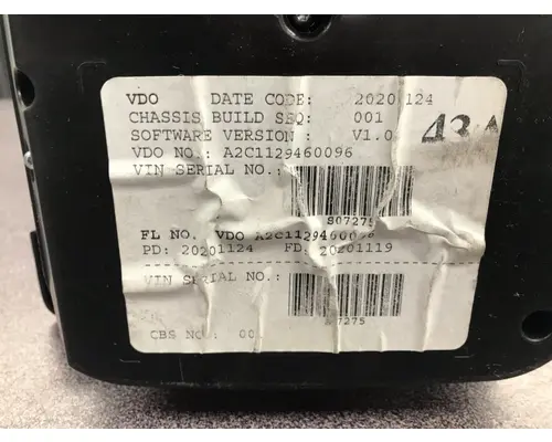 FREIGHTLINER COLUMBIA Instrument Cluster