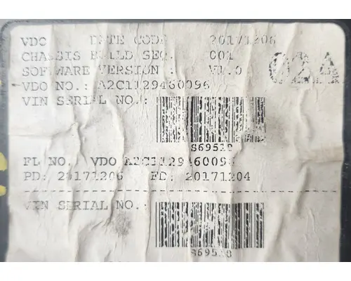 FREIGHTLINER COLUMBIA Instrument Cluster