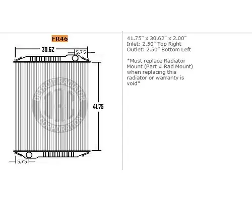 FREIGHTLINER COLUMBIA Radiator