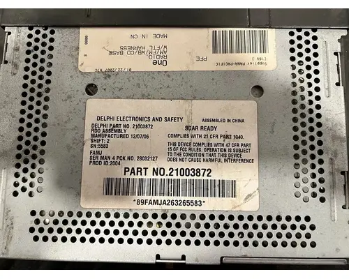 FREIGHTLINER COLUMBIA Radio