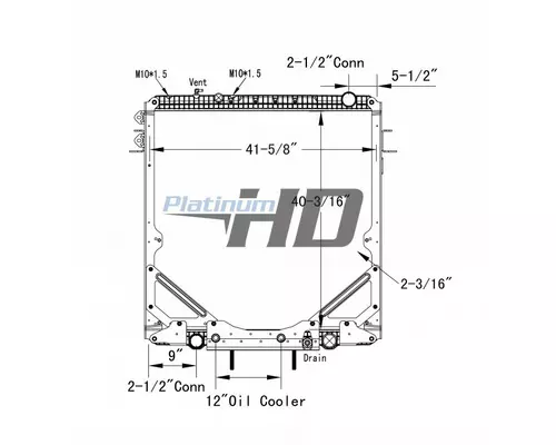 FREIGHTLINER CORONADO RADIATOR ASSEMBLY