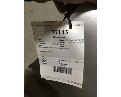 FREIGHTLINER CST120 Side Fairing