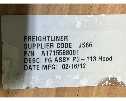 FREIGHTLINER Cascadia 113 Hood