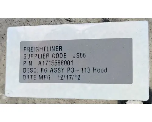 FREIGHTLINER Cascadia 113 Hood