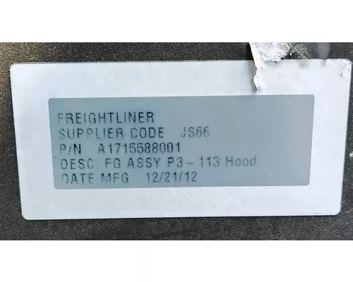 FREIGHTLINER Cascadia 113 Hood