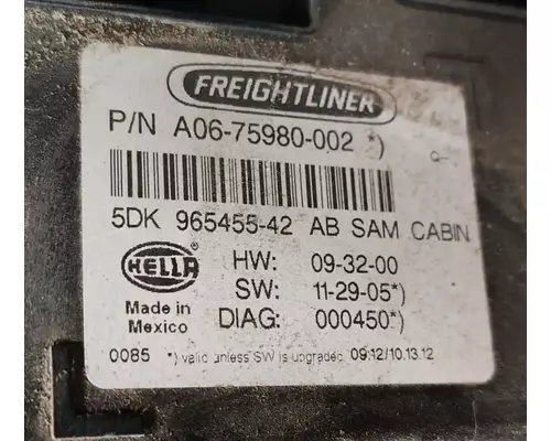 FREIGHTLINER Cascadia 113 Interior Parts, Misc.