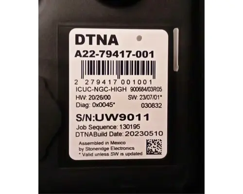 FREIGHTLINER Cascadia 116 Day Cab Instrument Cluster