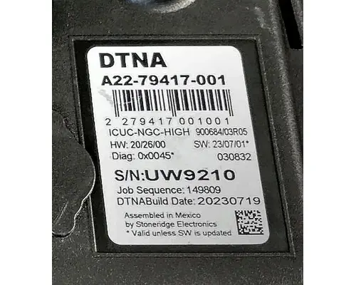 FREIGHTLINER Cascadia 116 Day Cab Instrument Cluster