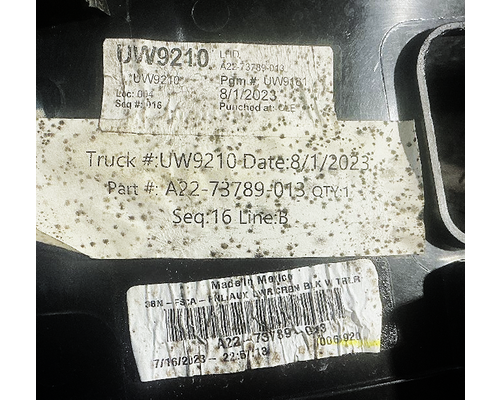 FREIGHTLINER Cascadia 116 DashConsole Switch