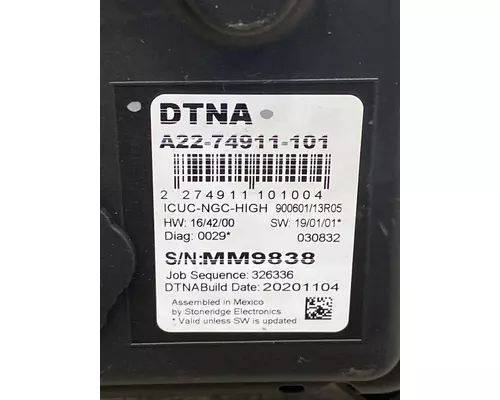 FREIGHTLINER Cascadia 116 Instrument Cluster