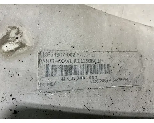 FREIGHTLINER Cascadia 125 Cowl