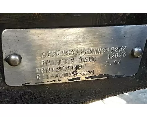 FREIGHTLINER Cascadia 125 Differential Housing (Front)