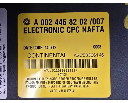 FREIGHTLINER Cascadia 125 Electronic Engine Control Module