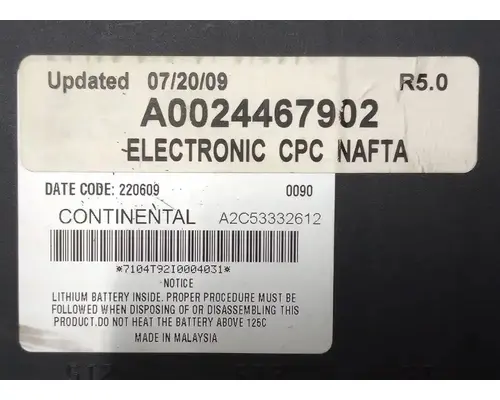 FREIGHTLINER Cascadia 125 Electronic Engine Control Module