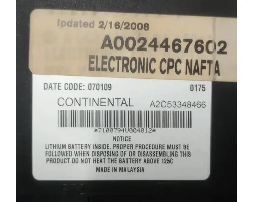 FREIGHTLINER Cascadia 125 Electronic Engine Control Module