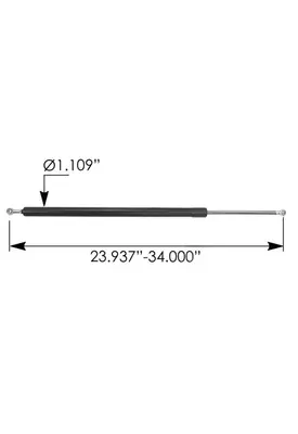 FREIGHTLINER Cascadia 125 Hood Strut