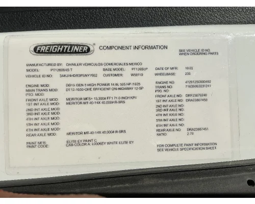 FREIGHTLINER Cascadia 126 Cab Assembly