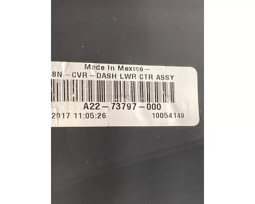 FREIGHTLINER Cascadia 126 Dash Assembly