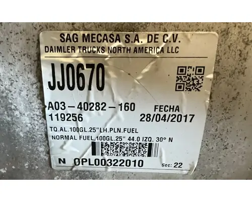 FREIGHTLINER Cascadia 126 Fuel Tank