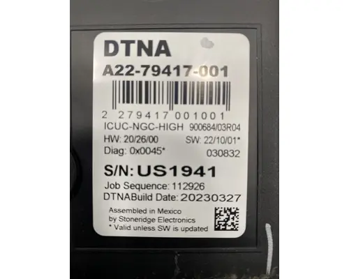 FREIGHTLINER Cascadia 126 Instrument Cluster