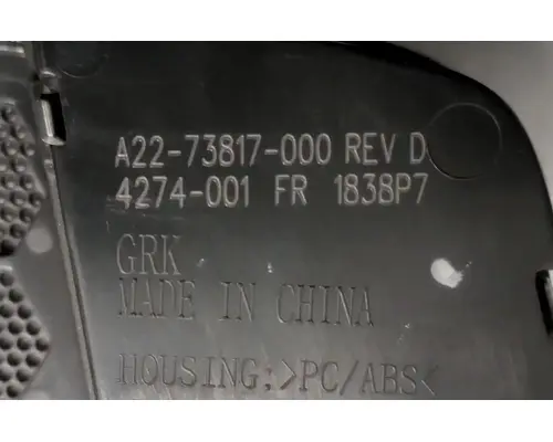 FREIGHTLINER Cascadia 126 Interior Parts, Misc.