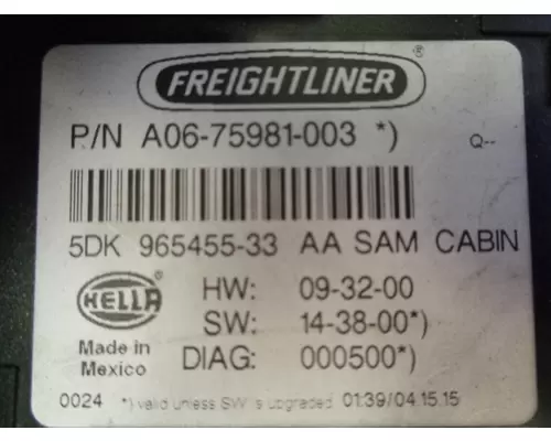 FREIGHTLINER Cascadia-FuseBox_A06-75981-003 Electronic Parts, Misc.