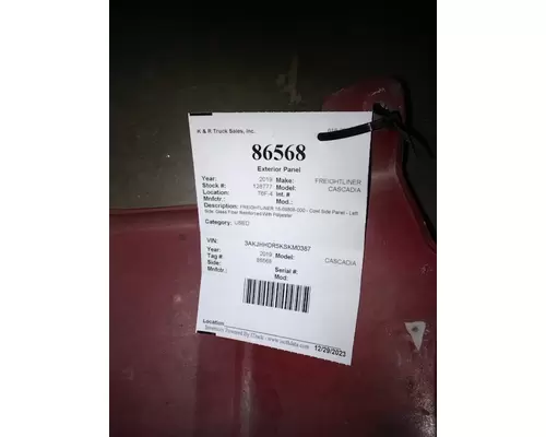 FREIGHTLINER Cascadia  Body Parts, Misc.