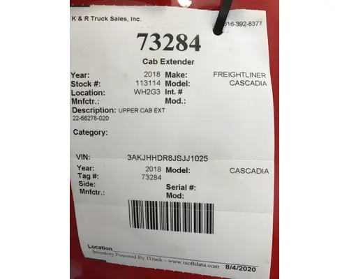 FREIGHTLINER Cascadia  Side Fairing