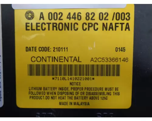 FREIGHTLINER Cascadia-cpcNafta_A0024468202003 Electronic Parts, Misc.