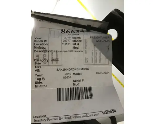 FREIGHTLINER Cascadia Air Tank