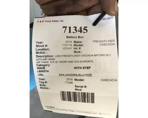 FREIGHTLINER Cascadia Battery Box