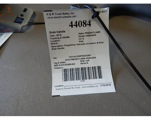 FREIGHTLINER Cascadia Body Parts, Misc.