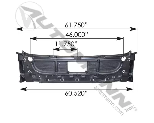 FREIGHTLINER Cascadia Bumper Assembly, Front
