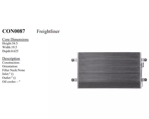 FREIGHTLINER Cascadia Condenser