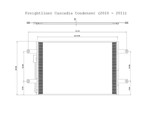 FREIGHTLINER Cascadia Condenser