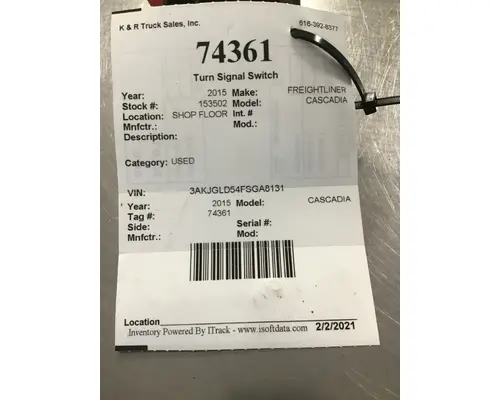 FREIGHTLINER Cascadia Driver Control Switches