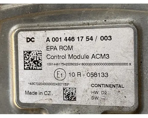 FREIGHTLINER Cascadia ECM (EGR Maintenance Reminder)