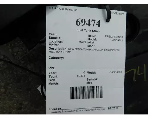 FREIGHTLINER Cascadia Fuel Tank StrapHanger