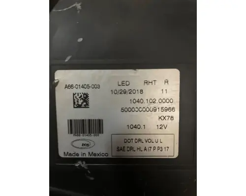 FREIGHTLINER Cascadia Headlamp Assembly