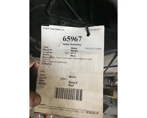 FREIGHTLINER Cascadia Heater Assembly