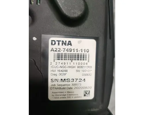 FREIGHTLINER Cascadia Instrument Cluster