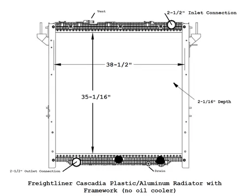 FREIGHTLINER Cascadia Radiator